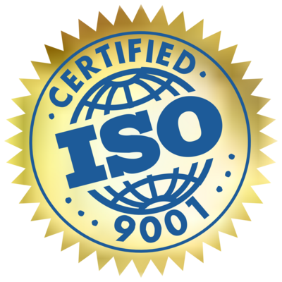 ISO 9001 certified